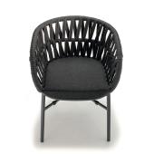 fekete kerti butor szek etkezoszek modern design kulteri terasz butor etterem bisztro vizallo etkezoszett formavivendi.jpg